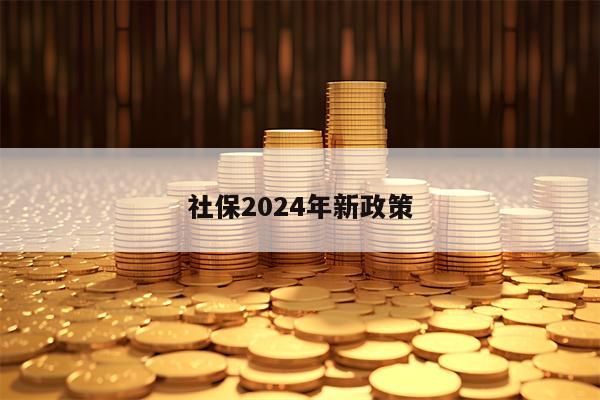 社保2024年新政策