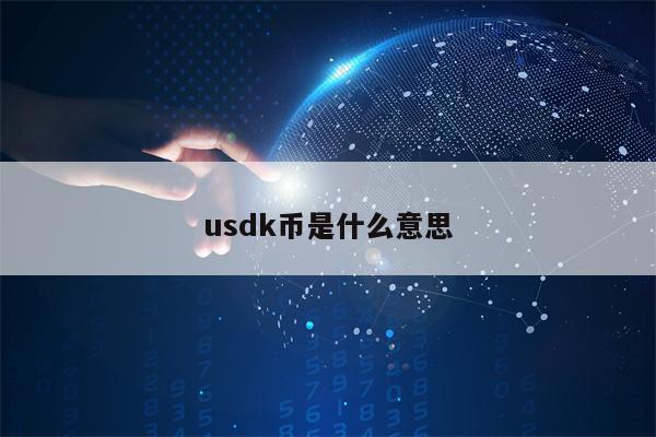 usdk币是什么意思