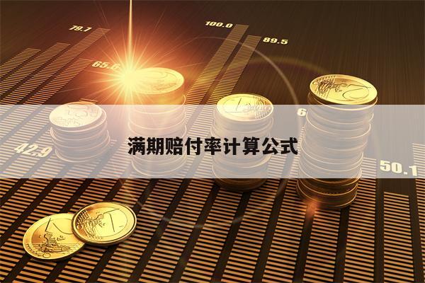 满期赔付率计算公式