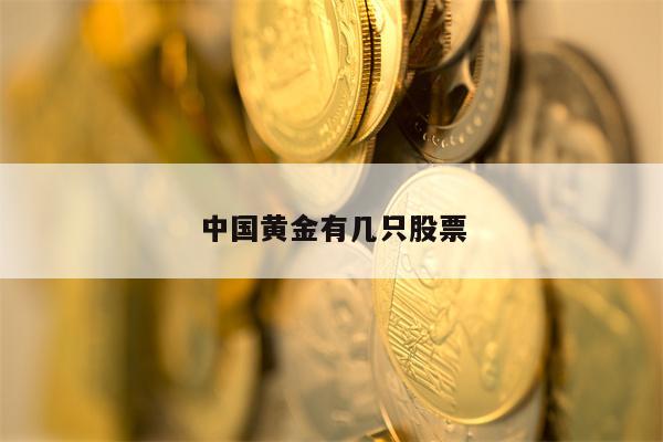 中国黄金有几只股票