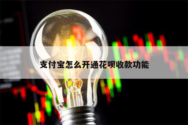 支付宝怎么开通花呗收款功能