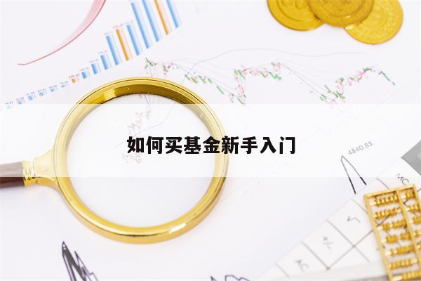 如何买基金新手入门