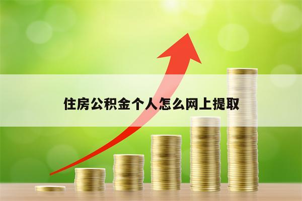 住房公积金个人怎么网上提取