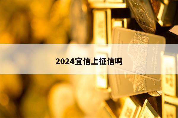 2024宜信上征信吗