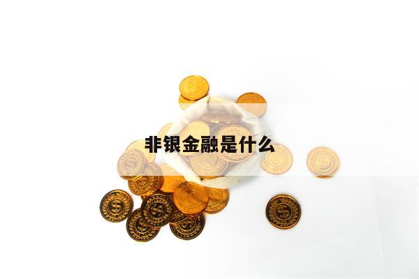 非银金融是什么